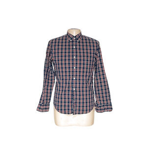 J. Crew Blue Cotton Button-Down Shirt